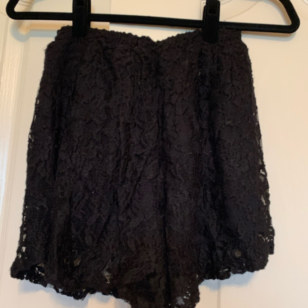 Black Lace Abercrombie & Fitch Shorts
